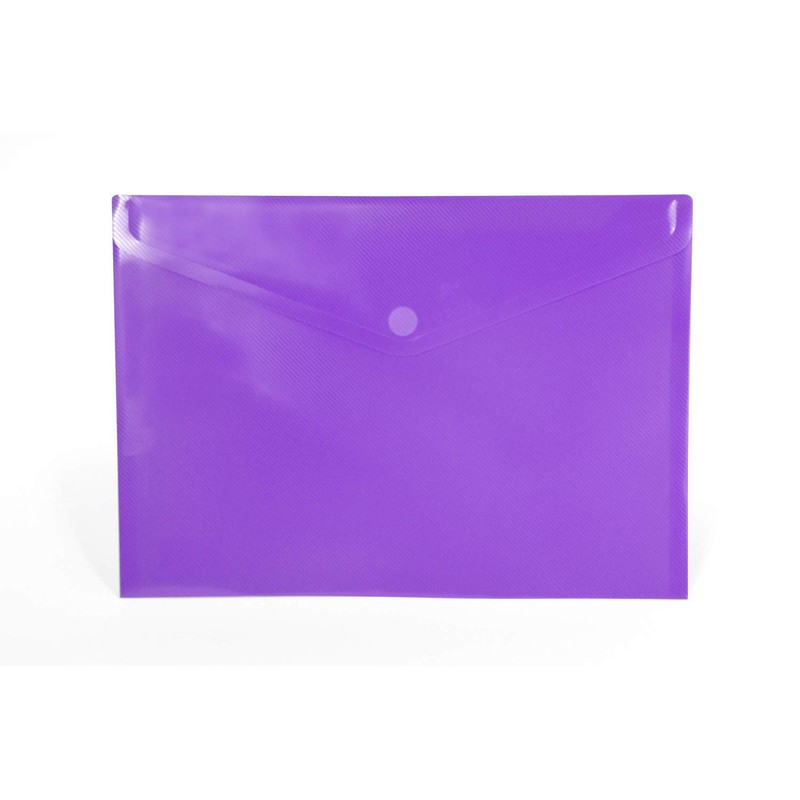 Poly Envelope- 5pc Mix Vibrant Colors Set- Translucent, Water/tear Resistant