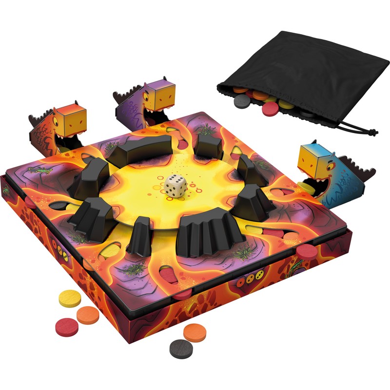 Schmidt Spiele 40895 Delicious Lava, Three Magicians Children's Game
