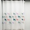 Scarlet color pony waterproof shower curtain / 스칼렛 컬러 포니