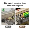 Sink Caddy Kitchen, Sink Organiser Stainless Steel, Rustproof Sponge Holder