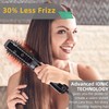 3-in-1 Ionic Ceramic Brush & Volumizer: Straighten, Curl & Style
