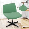 2 Pack Spandex Armless Chair Cover Criss Cross Desk Chair