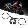 KIMISS Espejo retrovisor de motocicleta, Espejo retrovisor universal redondo modificado
