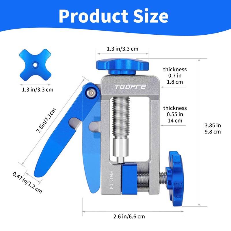 Slynxr 2 in 1 Bike Hydraulic Brake Tool Kit with