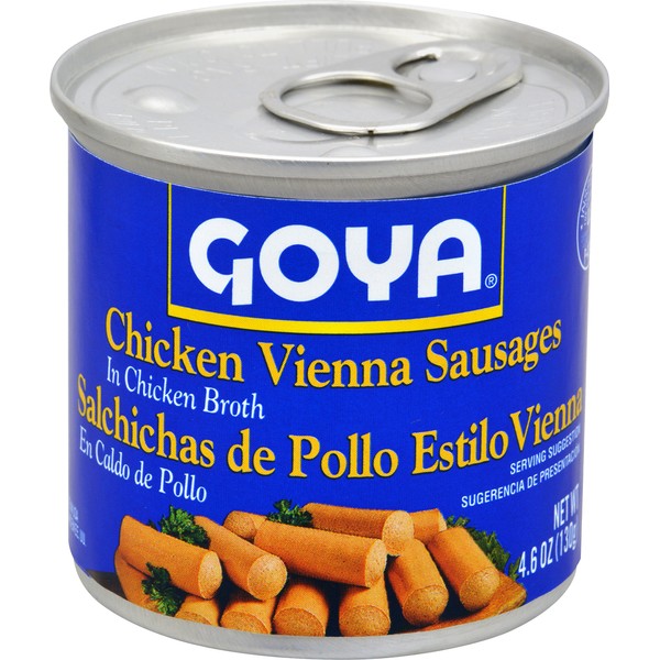 Goya Foods Chicken Vienna Salchicha de 130 ml