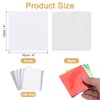MECCANIXITY Silver Foil Candy Wrappers 100 Sheets 4 Inch Chocolate