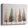 JWVK Ty-You-037 Prints Winter Christmas Pine Tree Framed Wall Art