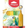 Maped - Extra Soft, Flexible Highlighter Fluo Peps Themes x4