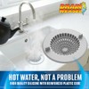 Slingshot Kitchen Sink Drain Strainer Cover Basket, Food Catcher and