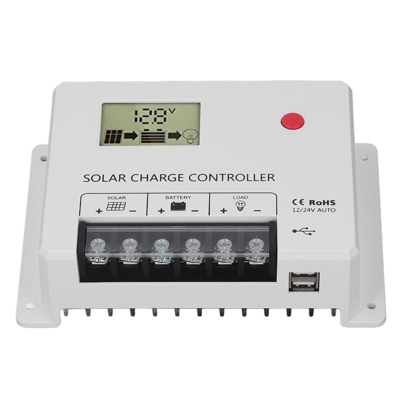 PWM Solar Charge Controller Parameter Automatic Adjustment Large LCD Display