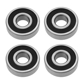 LT Easiyl 4PCS 6303-2RS Double Sealed Rubber Bearings 17mm Bore 47mm OD 14mm Thick Deep Groove Ball Bearings for Industrial Equipment Rotary Motor
