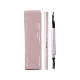 JOSURBEAUTY 2-Pack Double-Headed Waterproof Eyebrow Pencil & Chalk - Non-Smudging, Sweat-Resistant, Long-Lasting Natural & Smooth Brow Makeup for Beginners & Pros