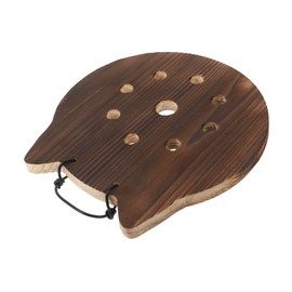 Totority Hanging Plants Board Decorative Wooden Plate Wall Mounted Planter for Use for Ferns Orchids Space Saving Home Decor Office Decorations