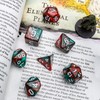 DND Dice, QMAY 6 x 7 Set Polyhedral Double-Color Dice