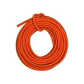 DLLM Bungee Cord, Climbing Bag, Tension Line, Strong, Durable, Lightweight, Shock Cord, Outdoor Elastic Rope, Round Rubber, Drawcord, Shoes, Elastic Cord, Rope, Width 1.4 inches (3.5 mm), 16.4 ft (5