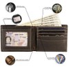 UC Leather Company Wallet for Men-Genuine Leather RFID Blocking Bifold