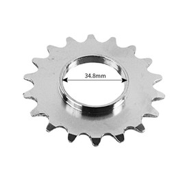 catazer 13T/14T/15T/16T/17T/18T Fixed Gear One Speed Bicycle Freewheel Cogs Sprocket & Lockring for Fixie Track Bike Hub (18T Set)