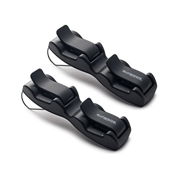 Double Sunglasses-Glasses Holder for Sun Visor / Air Vent --