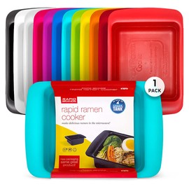 Rapid Ramen Cooker | Microwavable Cookware for Instant Ramen | BPA Free and Dishwasher Safe | Perfect for Dorm, Small Kitchen or Office | Teal