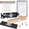Shut The Box Dice Game Board Game | Travel Size