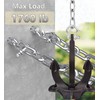 Stainless Steel Chain, with Shackles Metal Link Chain Lsqurel Heavy