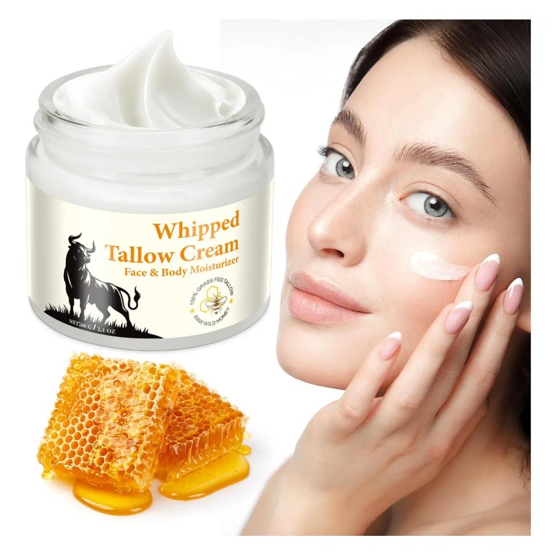 Sebo De Res Alimentado Con Pasto Para Rostro Y Cuerpo