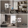 Malimali Pocket Door Lock with Key, Brushed Steel Pocket Door