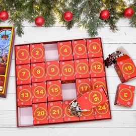 TOPWAYS Advent Calendar 2024, Jigsaw Puzzle for Adults 1008 Christmas Birthday Gifts for Women Men Kids Puzzles，Adults and Kids Countdown to Christmas Home Decoration (Christmas)