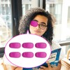 4 Pack Eye Patch for Glasses, Reusable Left & Right