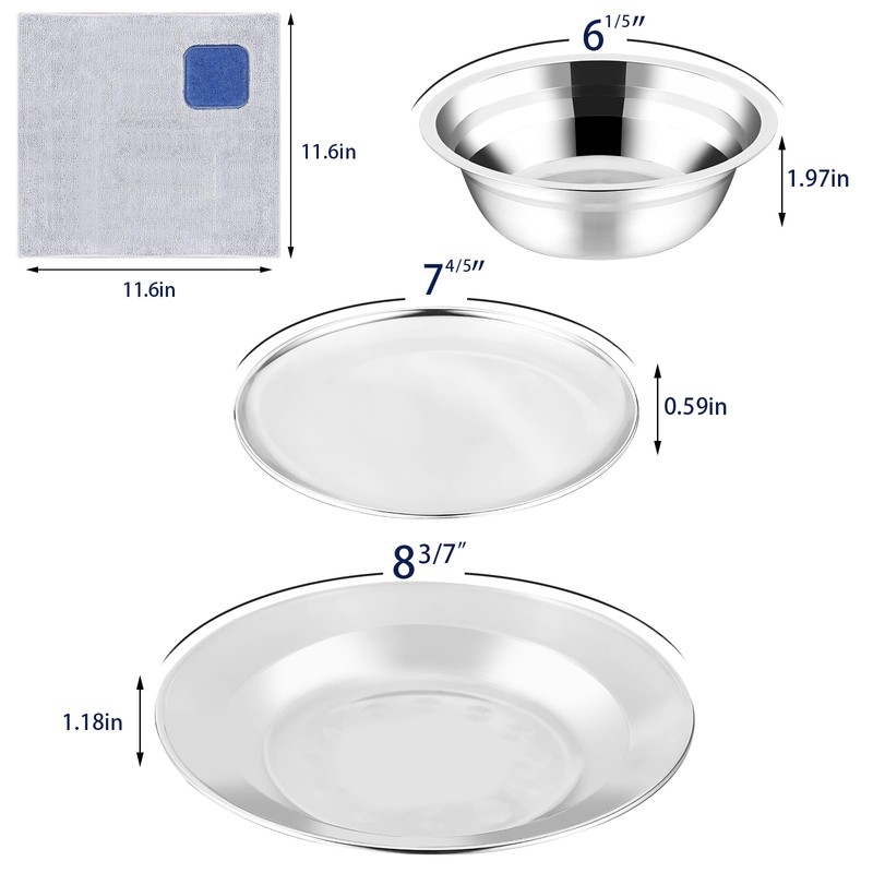 Camping Mess Kit - for Camping 1 to 2 Person