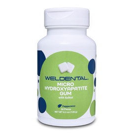 Weldental Micro Hydroxyapatite Gum with Xylitol Peppermint 50 count