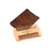 Menesia Wooden Beard Comb & Durable Case for Men Beard,
