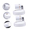 Operitacx 2Pcs USB Charging LED Spotlights Remote Controlled Decorative Indoor