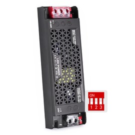 BRIMETI LED Transformer 230 V to 24 V 150 W Dimmable Transformer 6.2 A Extra Thin Power Supply Voltage Driver Switching Power Supply Dimmable Transformer Constant Voltage Low Voltage for LED Strip