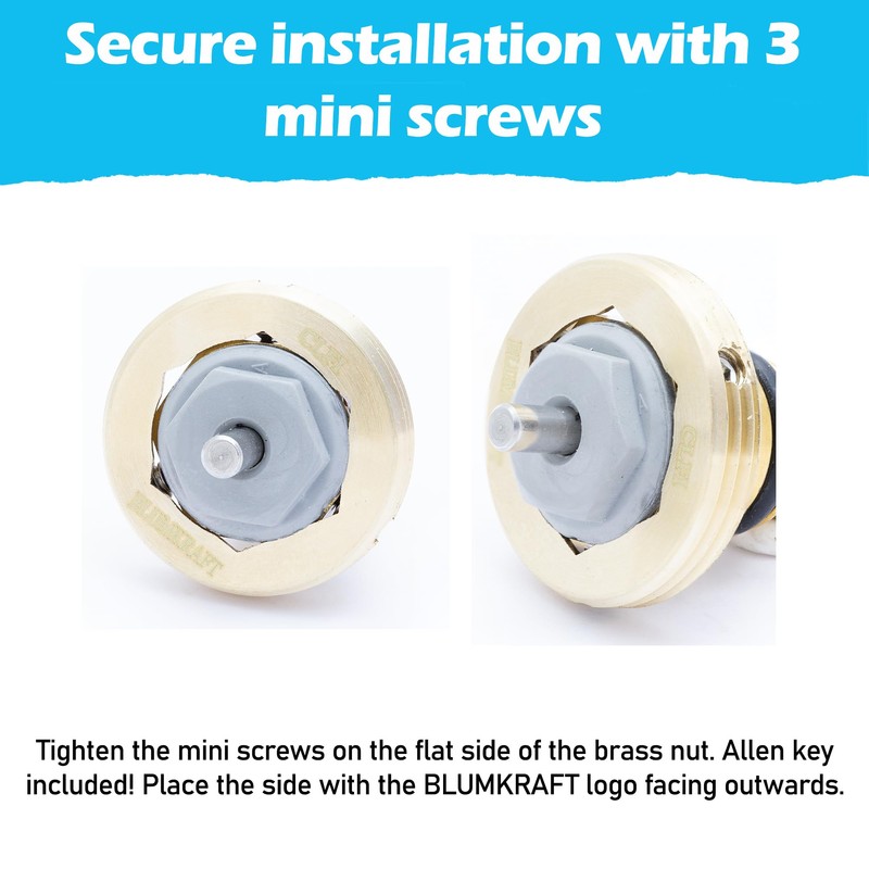 BLUMKRAFT Set of 2 Caleffi Radiator Adapters (Prototype) to M30
