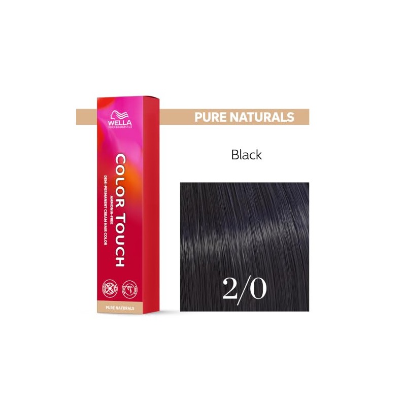 Wella Professionals Color Touch Tinte para Cabello Demi-Permanente Negro sin