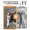 Allyplay Upgraded 12FT Light Bulb Changer for High Ceilings, High