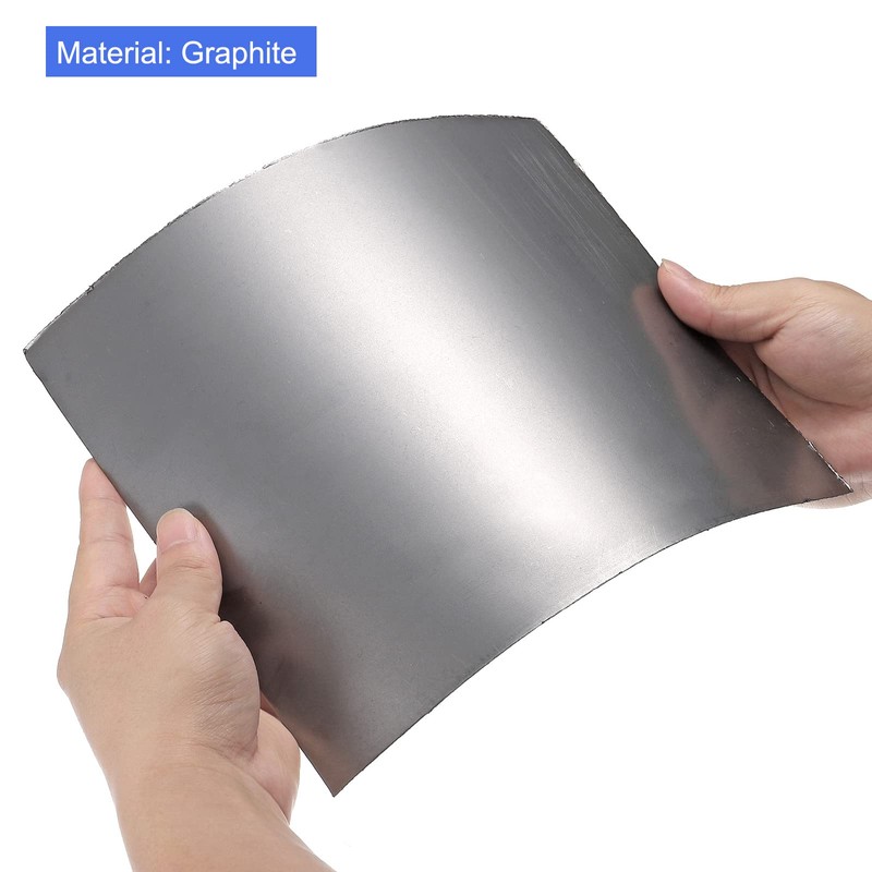 PATIKIL Graphite Flexible Foil Gasket Sheet, Graphite Foil Sheet, Graphite