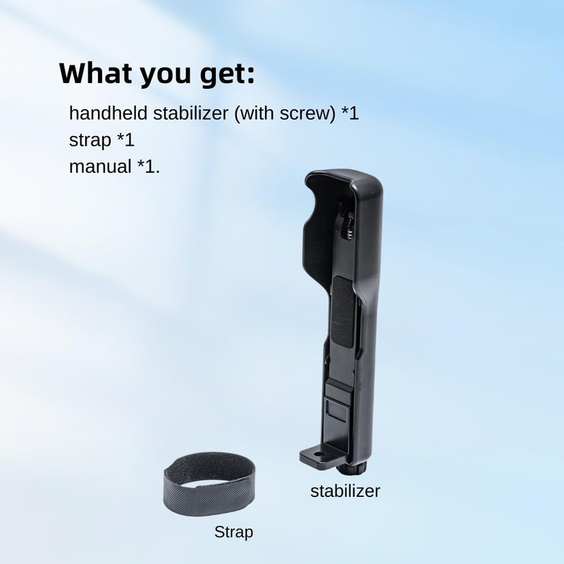 Fotoleey Osmo Pocket 3 Hand Stabiliser - Anti-Shake Handle Grip