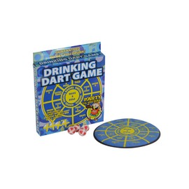 Fairly Odd Novelties Dart Drinking Game: Take A Shot Fun College Party Alcohol Boozy Group Game, Blue (FON-10033)