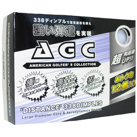 LEZAX AGC Golf Balls, 1 Dozen (Pack of 12), White, AGBA-3761