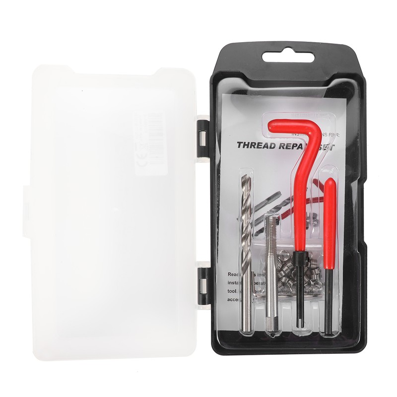 25Pcs M6 x 1.0 Thread Repair Kit Helicoil Compatible 6mm