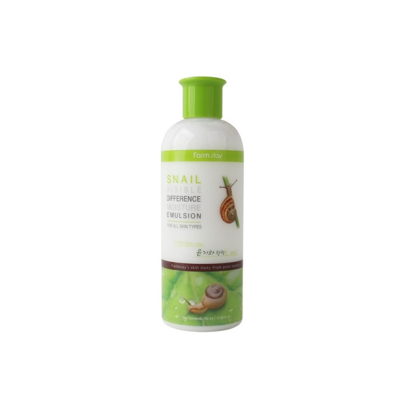 Farmstay Snail Visible Difference Moisture Emulsion 350ml / 팜스테이 스네일