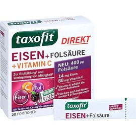 탁소피트 taxofit 철분+엽산+비타민C 다이렉트 과립형 20포 30g Taxofit Iron + Folic Acid + Vitamin C Direct Granules 20 Sachets 30g