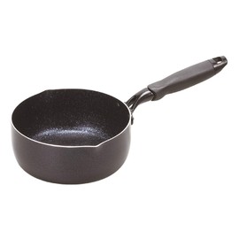 Pearl Metal Yukihira Pot, 7.1 inches (18 cm), IH Compatible, Midnight Marble HB-5107