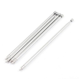 5 Pcs Universal Telescopic Metal Long Antenna， for Remote Control Accessory Children's Electric Ride on Toys RC Car Replacement Parts