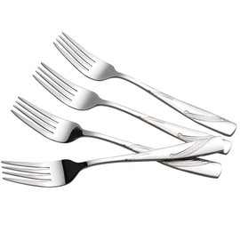 Nicesh 16-Piece Stainless Steel Dinner Forks, 8.19-Inch