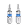 sourcing map 2pcs Hex Screwdriver Bit H2.5 1/4" Hex Shank