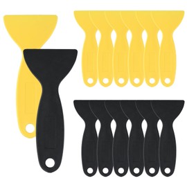 Cozlly 12 Piece Plastic Spatula Set, Plastic Painter's Spatula with Handles, Air Bubble Remover Sticker Remover, Painting Scraper Tool, 3D Printing Spatula Sticker Spatula for Patching