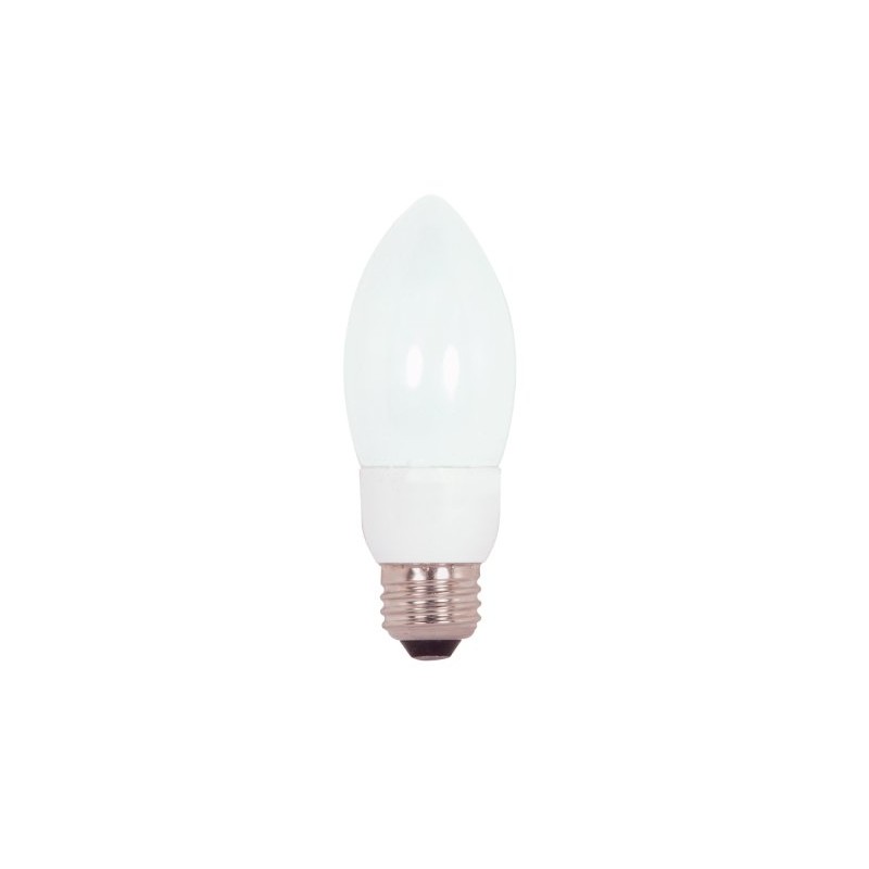 Satco S7323 7-Watt Medium Base Torpedo, 5000K, 120V, Equivalent to